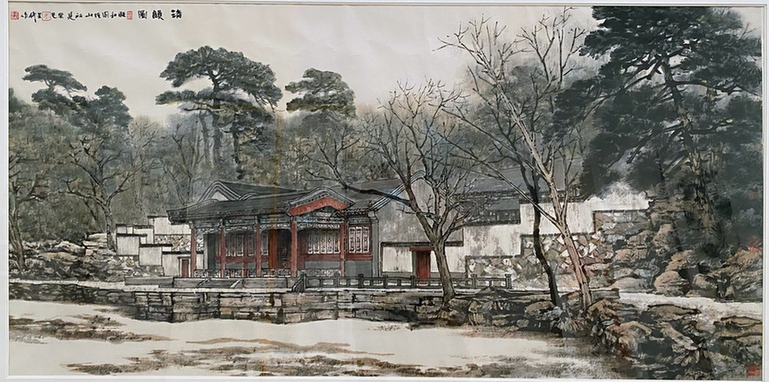 以画笔讲好中国故事 用丹青绘就出彩北京——“笔墨当随时代 庆祝中国共产党成立100周年当代书画精品交流展”开幕侧记 以画笔讲好中国故事 用丹青绘就出彩北京——“笔墨当随时代 庆祝中国共产党成立100周年当代书画精品交流展”开幕侧记