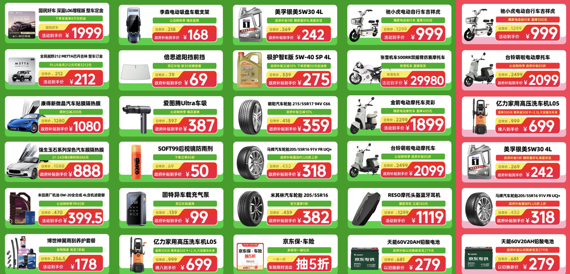 汽车用品全场85折起、至高补贴1000元！京东汽车“心动购物季”高潮来袭(图2)
