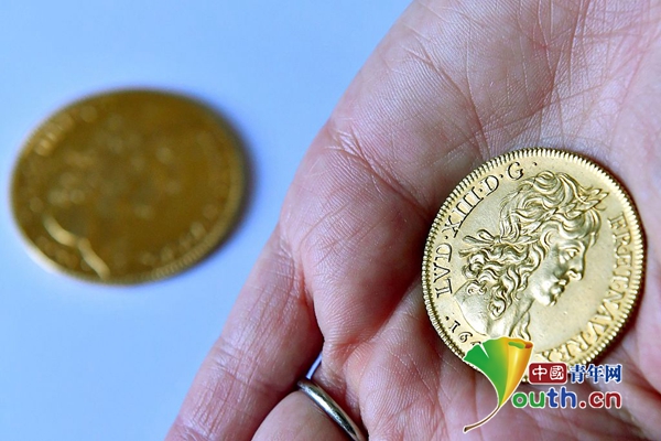 法国17世纪金币将被拍卖 价值连城