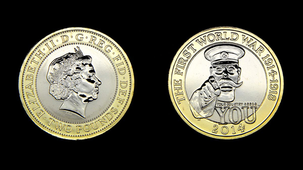 这枚2英镑错版硬币价值高达500英镑